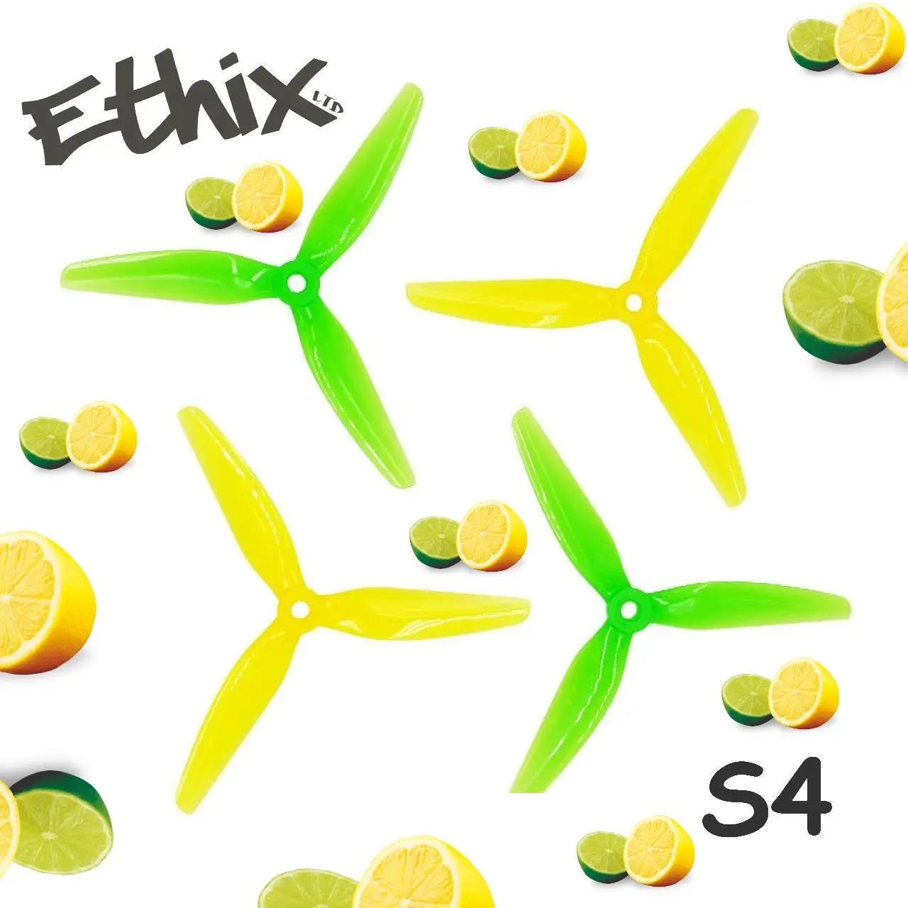 Ethix S4 Lemon Lime (2CW+2CCW)-Poly Carbonate
