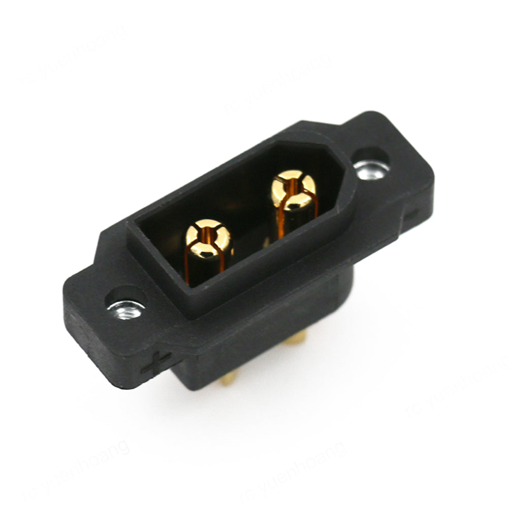 XT60E-M Mountable XT60 Male Plug (Black)