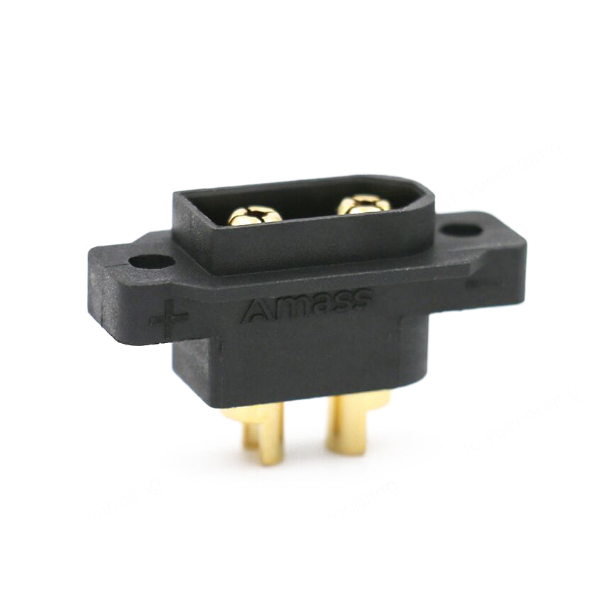 XT60E-M Mountable XT60 Male Plug (Black)