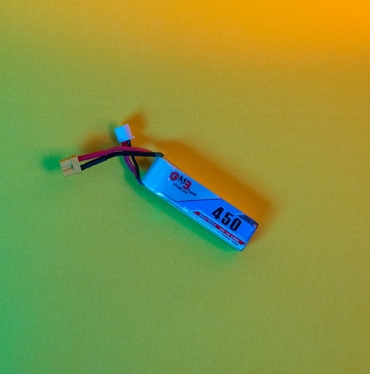 GNB 7.4V 2S 450mAh 80C LiPo Micro Battery w/ XT30