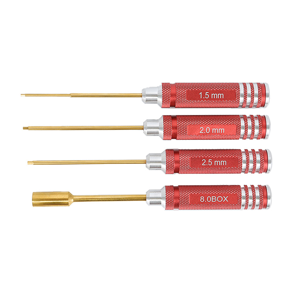 Hex Screw Driver Titanium Wrench Tools Kit