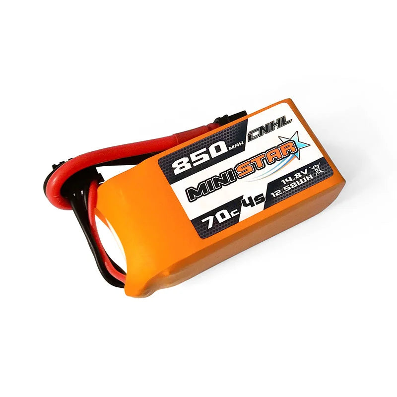 CNHL MiniStar 850mAh 14.8V 4S 70C Lipo Battery with XT30U
